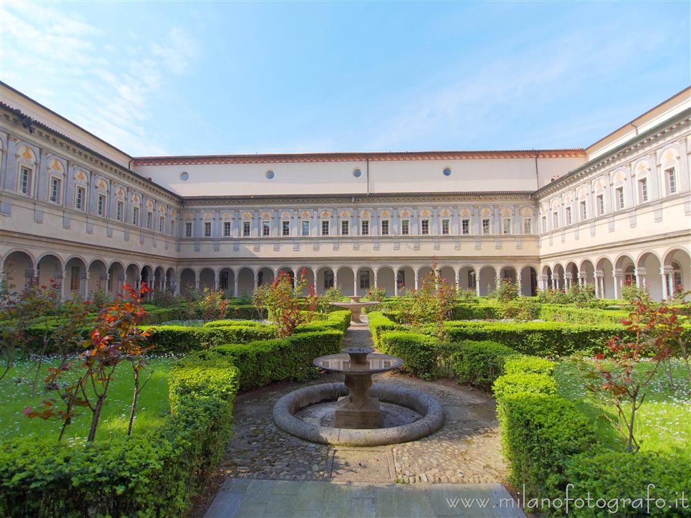 Milan (Italy) - Cloisters of San Simpliciano - Cloister of the Two Columns